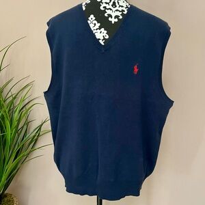 POLO by RALPH LAUREN Classic Navy V-Neck Sweater Vest